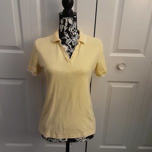 Cute Yellow Karen Scott Top, Size PM